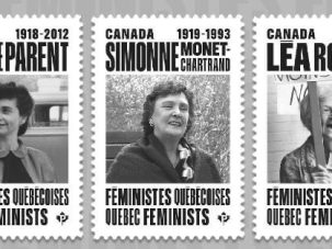 De nouveaux timbres rendent hommage à l’héritage et à l’influence durable de trois féministes Québécoises